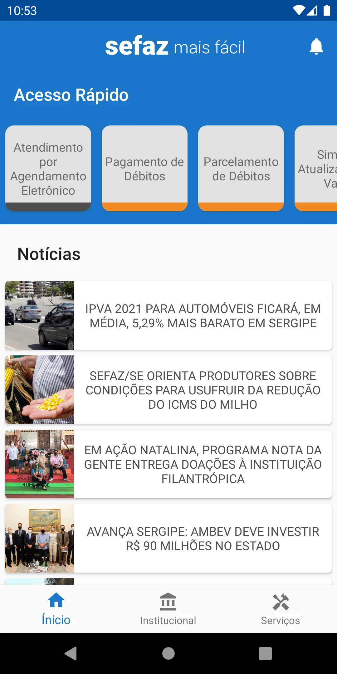 sefaz mais fácil screenshot