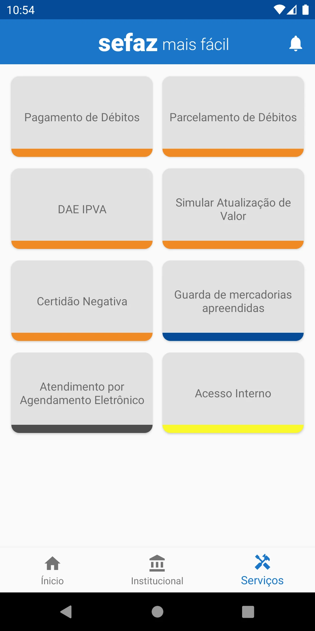 sefaz mais fácil screenshot